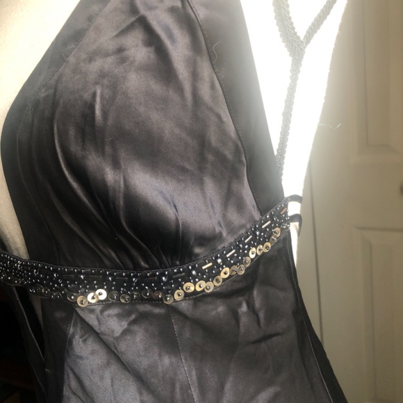 Marciano Black Silk Dress - Picture 3 of 9